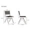 Manhattan Comfort 9-Piece Rockaway 70.86 Dining Set in Nature with 8 Hamlet Side and Arm Chairs 8-DT02DCCA03-NA - alternate 2